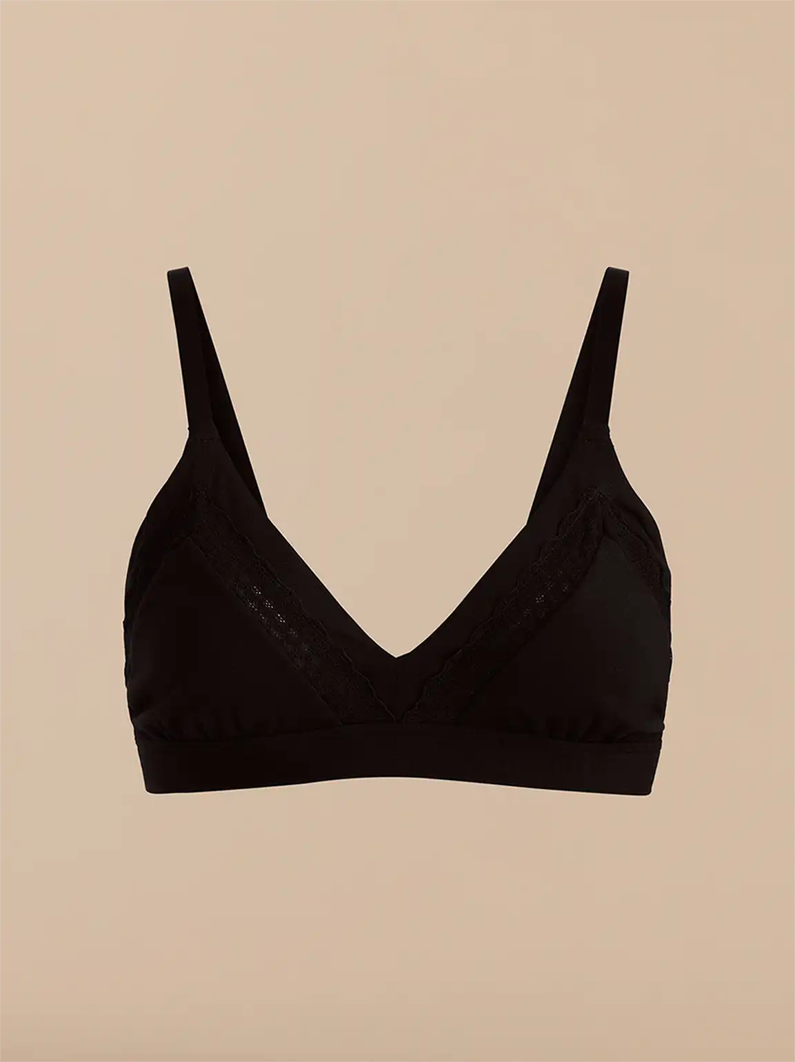 UltraModal™ Lace Triangle Bralette | Black
