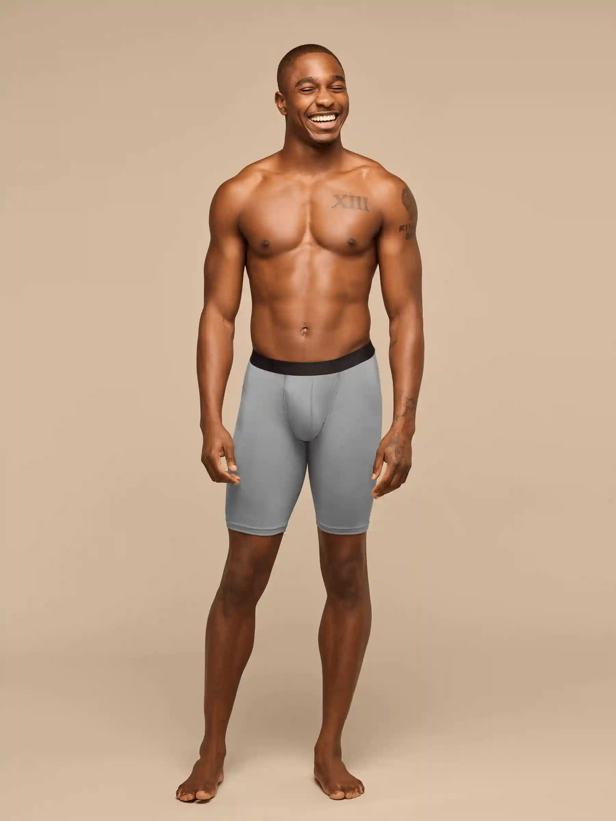 UltraModal™ Core Ball Caddy™ Long Boxer Brief w/ Fly | Electric Hearts 2.0
