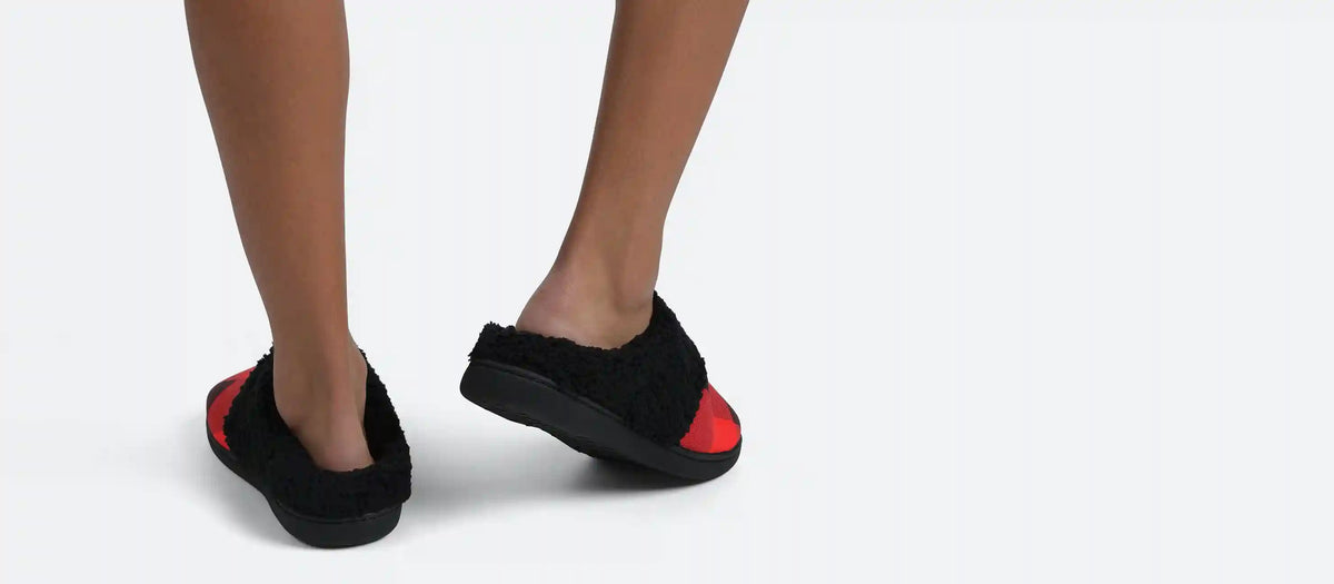 Hard Sole Slippers | Buffalo Plaid