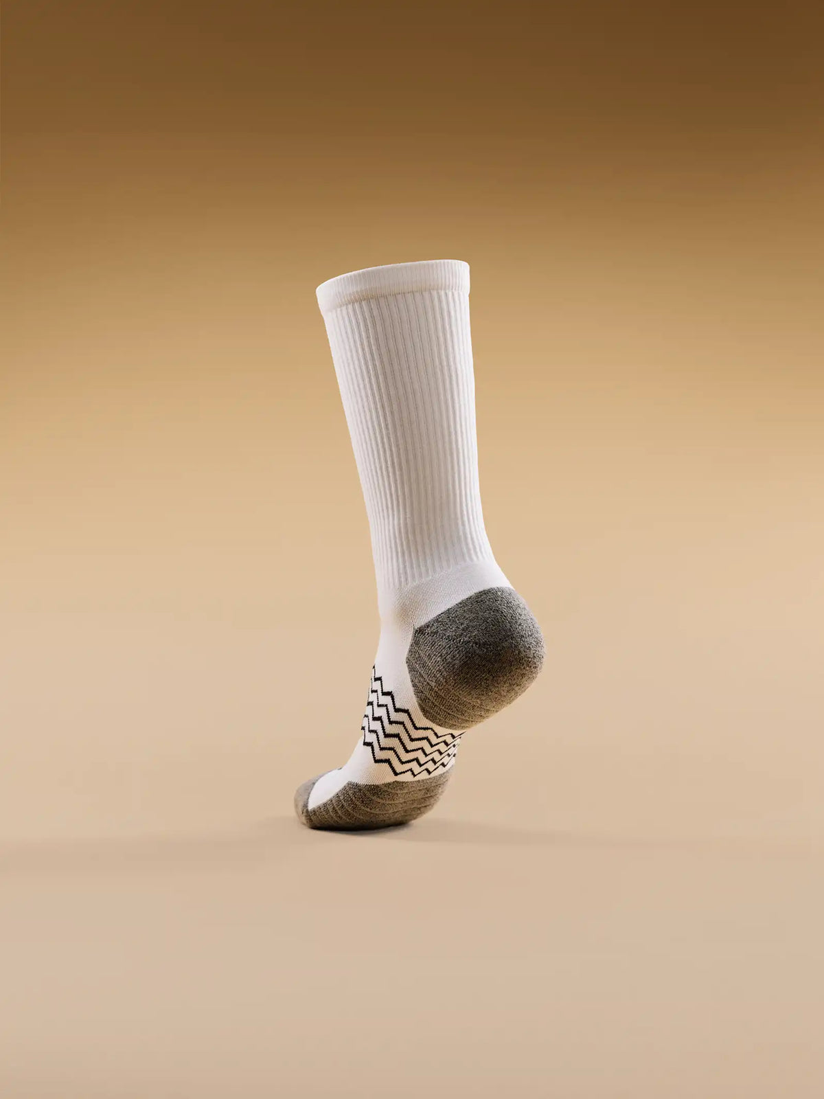 Active Crew Sock | Grey/Electric Pink