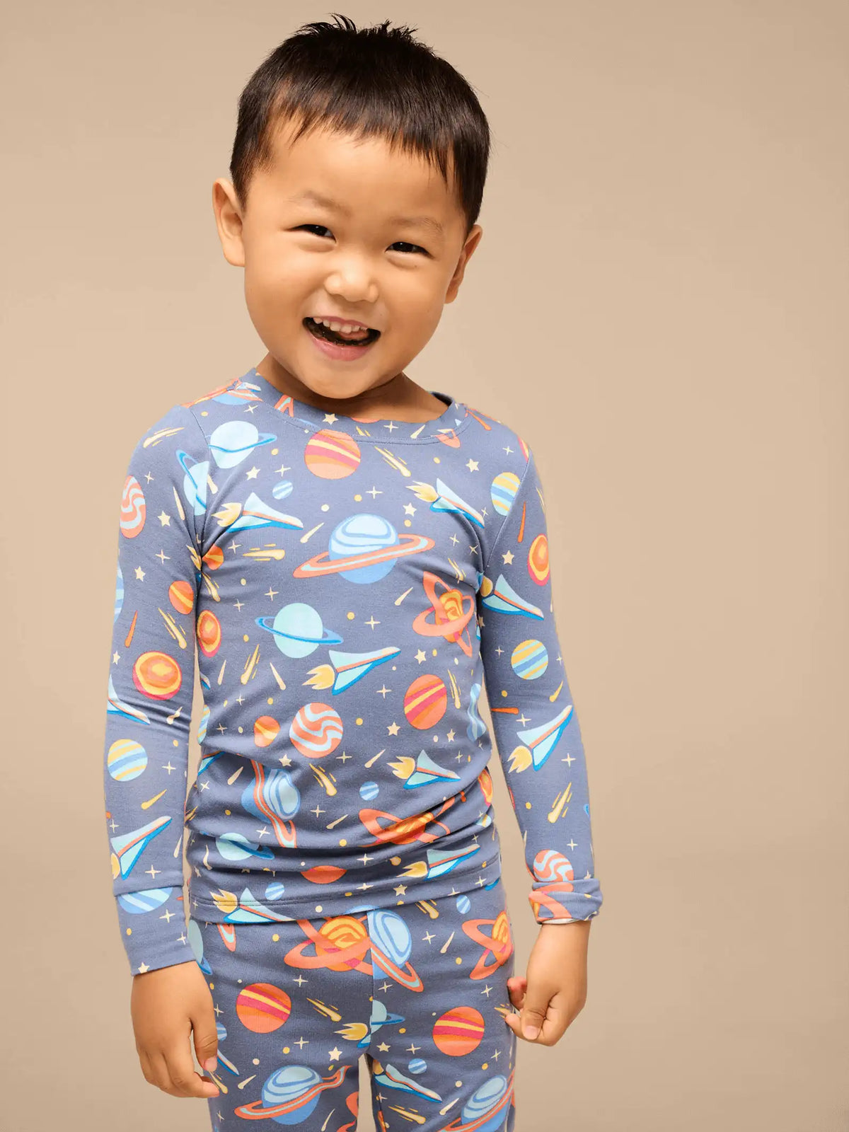UltraModal™ Long Sleeve PJ Set - Kid's | Blast Off