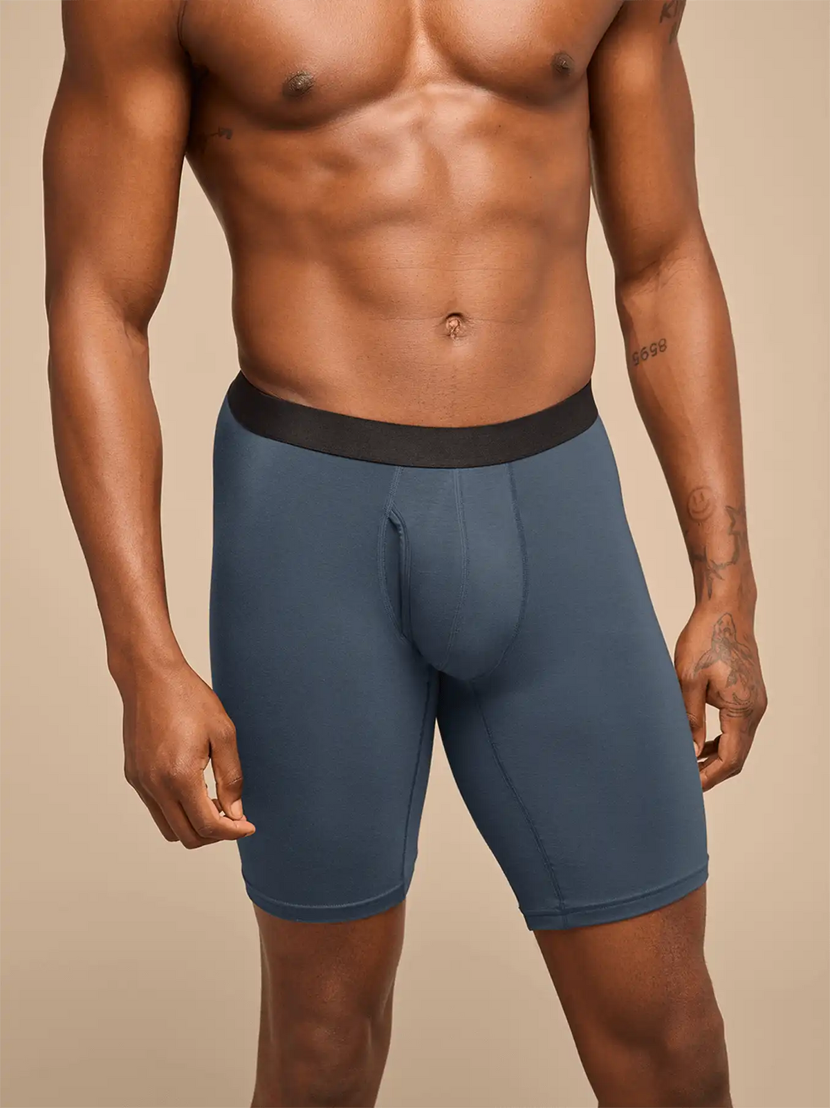 UltraModal™ Core Long Boxer Brief w/ Fly 3-Pack | Grey Tide Pack