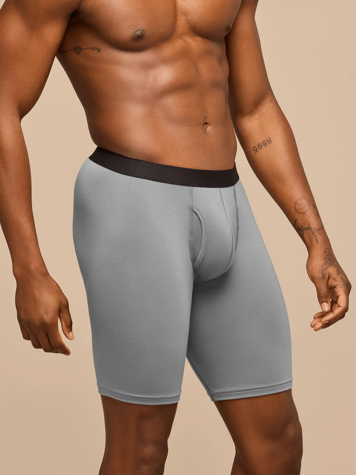 UltraModal™ Core Ball Caddy™ Long Boxer Brief w/ Fly | Tidal