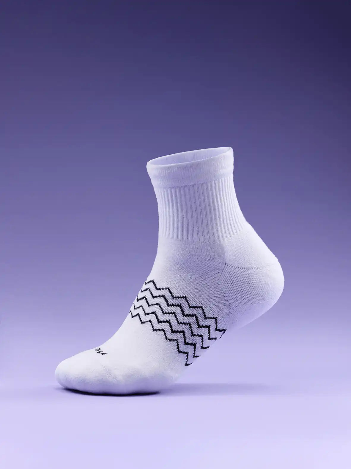 Essential Quarter Sock 3-Pack | White/White Stripe/Black Pack