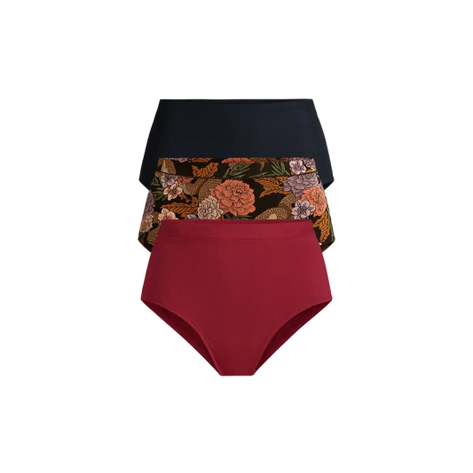 UltraModal™ FeelFree High-Waisted Cheeky 3-Pack | Garden Snake Pack