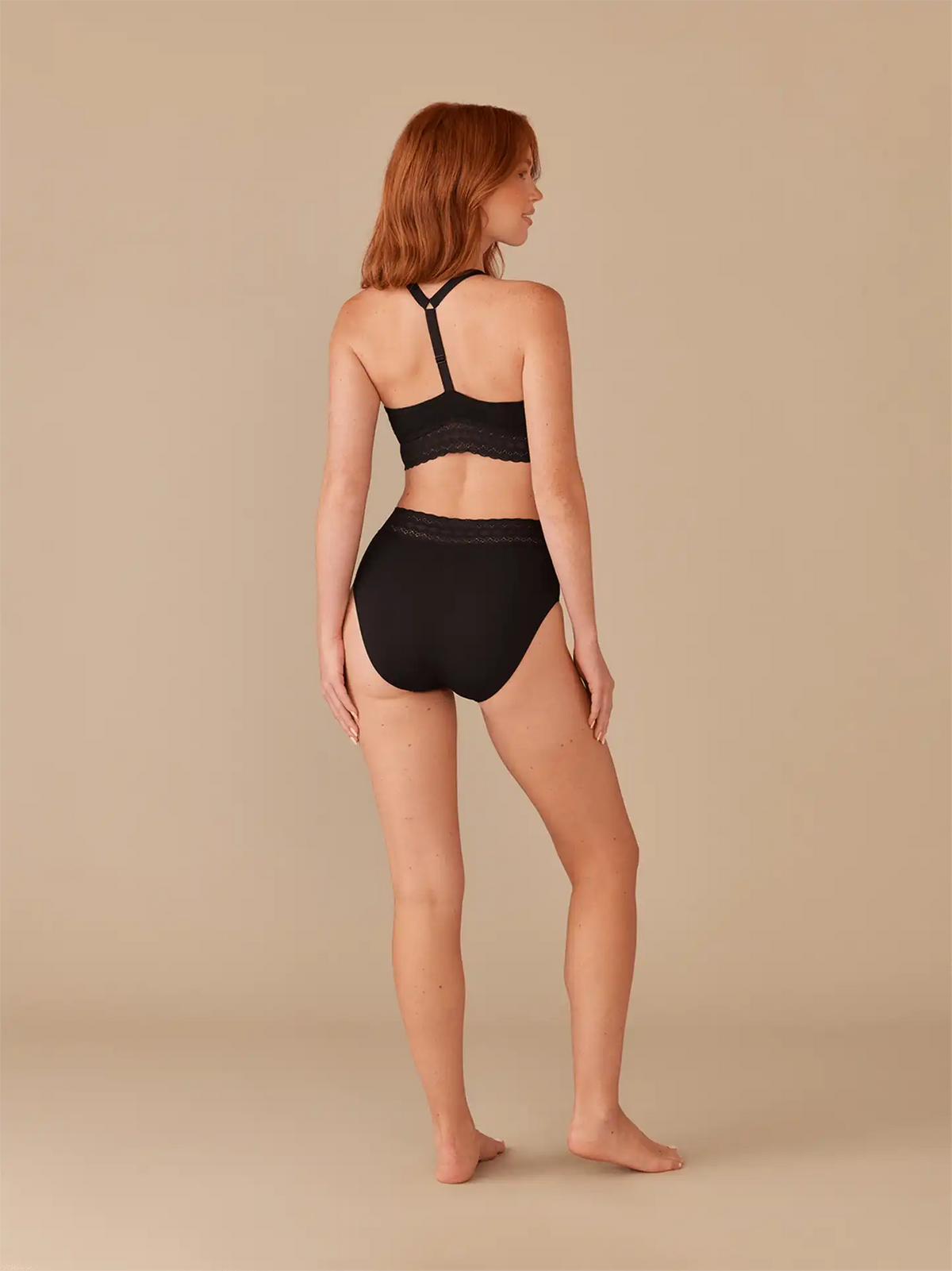 UltraModal™ Lace High-Waisted Brief | Black